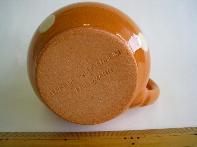 取説　スフレンハイム焼き 取説 スフレンハイム焼き アルザス陶器 スフレンハイム焼き ピッチャー