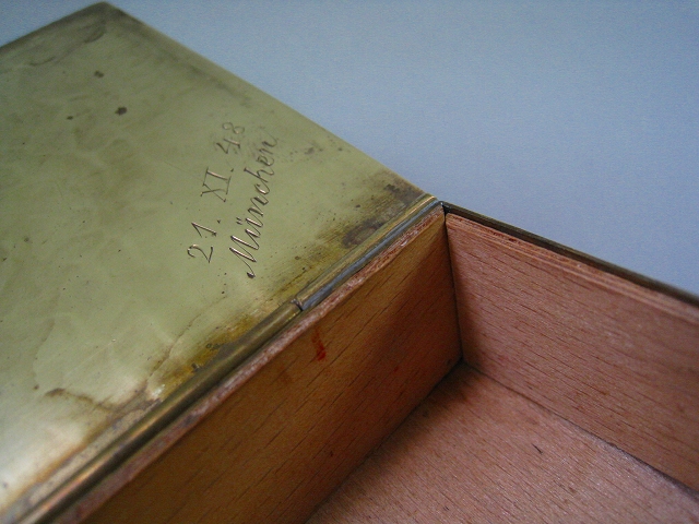 真鍮製ボックス＊1948年