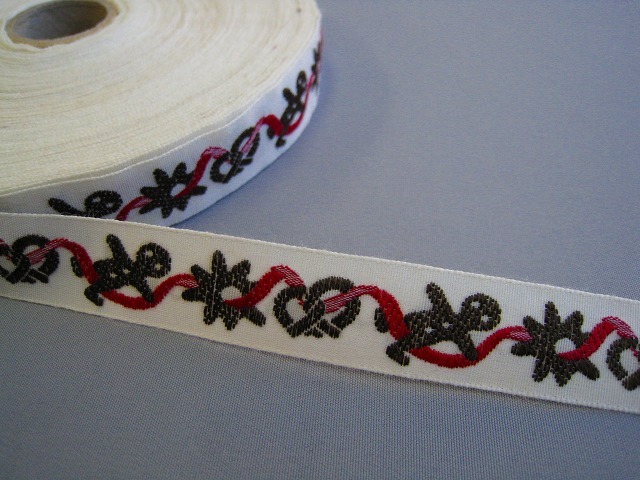 プレッツェル＊ホワイト×レッド