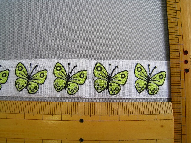 カフカリボン＊蝶＊イエロー