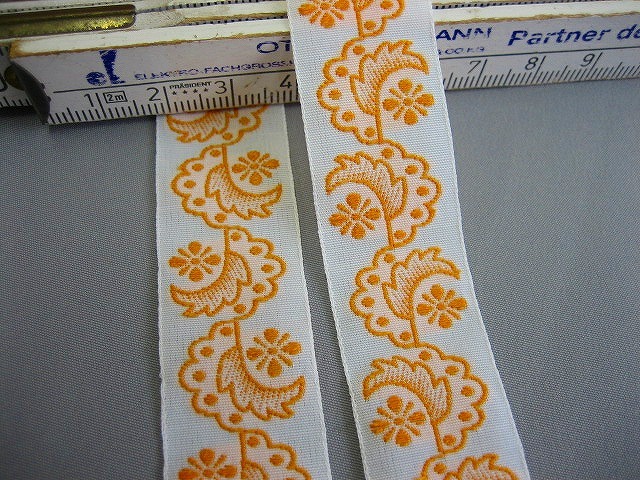 カフカリボン＊フリル＊オレンジ