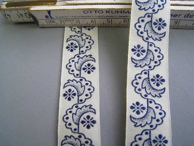 カフカリボン＊フリル＊ネイビー